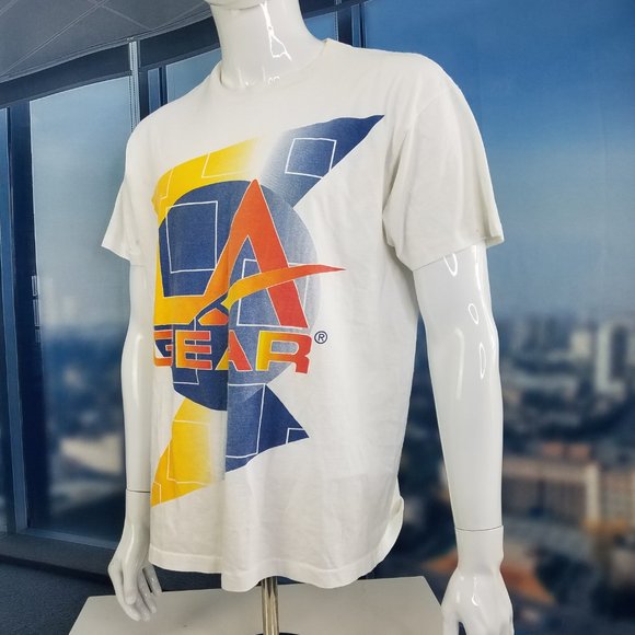 LA GEAR T-Shirt 80s Vintage Sportswear Shirt Tee Sz Large - Picture 4 of 5